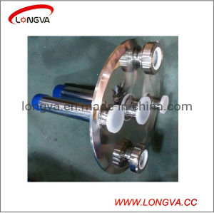 Sanitary Stainless Steel End Cap with Ferrule and Sight Glass Pipe Fittings for Extractor