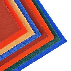 Silicone Rubber Foam Sheet High Elasticity Open-Cell Foam Sponge Rubber Sheets Pads