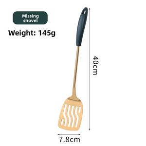 Gold Luxury Hot Sale PP Handle Cooking Kitchen Tools Kitchen Utensil Set