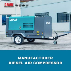 400cfm Mobile Air Compressor Use for Mines High Quality