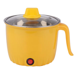 220V Multi Use Stainless Steel Electric Skillets Cooker Soup Hot Pot Mini Electr Cooker Noodle Pot