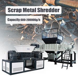 Scrap Metal Shredder for Iron Steel Shredding Metal Crusher Recycling Cast Iron Crusher Shredder Machine