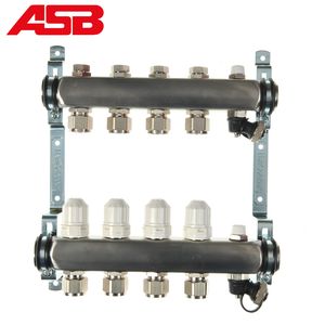 Hot Sale Ball Valves Manifolds with Flow Meter for UK Market for Plumbing Asb/OEM