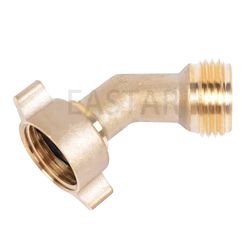 45 Degree Brass Garden Connector Hose Elbow Fitting