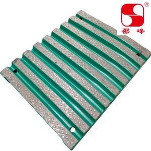 Small Jaw Crusher Jaw Plate C80 C96 Mn13cr2 / Mn18cr2 Custom Casting