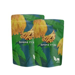 High Quality Custom Printed Snack Food Mylar Packaging Smell Proof Stand up Pouch