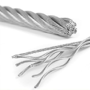 Heavy-Duty 7X19 Galvanized Steel Wire Rope for Industrial Use