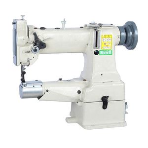 8b Industrial Cylindrical Compound Feeding Medium Embroidery Computerized Lockstitch Sewing Machine for Thick Material