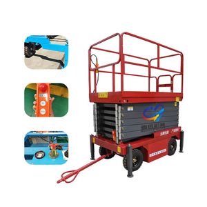 Hydraulic Mini Scissor Lift AC/DC Converter Lift Self-Driving Electric Scissor Lifting Platforms