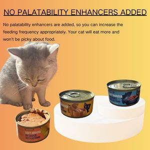 Highly Nutritious Cat Canned Food Treat, Supplement The Nutrients Your Pet Needs-Healthy Organic Cat Treats and Wet Cat Food Wholesale