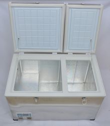 White Portable DC Compressor Mini Car Fridge Freezer Refrigerator