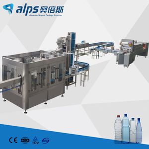 Automatic Complete Bottled Drinking Water Production Line / Washing Filling Capping 3in1 / Small Bottle Mineral Water Bottling Plant