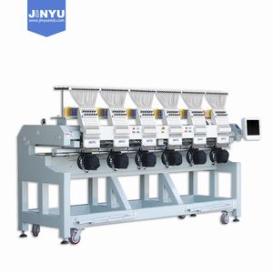 Factory Price 6 Head Automatic Cap Garments High Speed Embroidery Machine