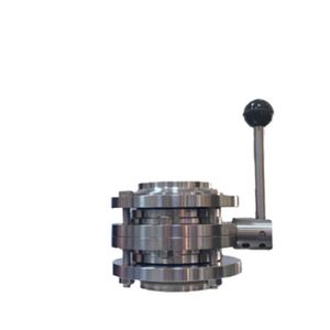 Heavy-Duty Three-Piece Welded Butterfly Valve for Industrial Use