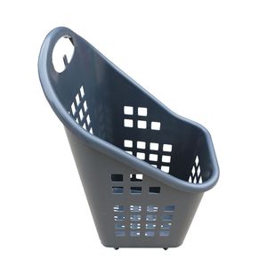Wholesale Shopping Basket Large Plastic Basket with Handles Handbasket Grocery Trolley