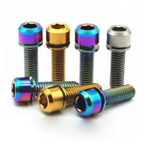 M4 M6 M7 M7X32 Gr5 Titanium Flange Bolt Nut Parafusos E Porcas Tornillos De Titanio Aluminum Hex Screw