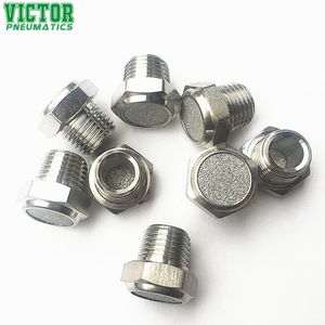 1/2 Pneumatic Stainless Steel Muffler Air Silencer Exhaust Muffler
