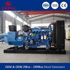Factory Direct Sales Yuchai Diesel Engine Generator Set with ATS System
