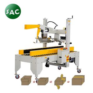 Fully Semi Automatic Flap Fold Paper Carton Box Case Sealer Sealing Machine