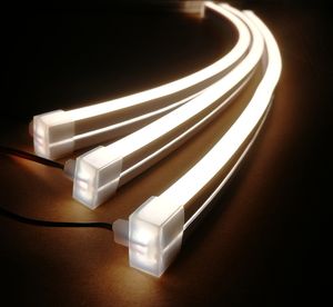 Silicone LED Strip Lighting Flex Waterproof LED Neon Strip IP68 DC 24V Light Neon LED Strip for Swimming Pool