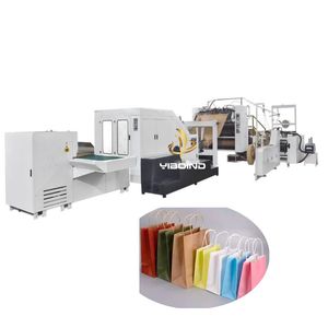 Adjustable Roll Feeding Square Bottom Paper Bag Machine