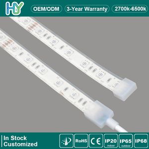 24V Waterproof COB LED Strip Light Spotless Silicone Flexible 10mm Tape High CRI Smooth Linear Lighting for Outdoor Landscape