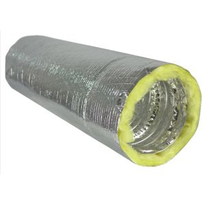 Single or Double Layer Aluminum Foil Insulated Duct