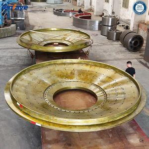 Mill Cover Parts Steel Casting Ball Mill End Wall Cement Plant Cement Manufacturing Mill Trunnion Head