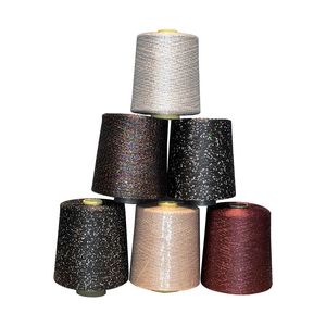 Short Distance Sequin Yarn, 100%Polyester, for Flat Machine, Circle Machine, Rapier Machine and Hand Knitting etc