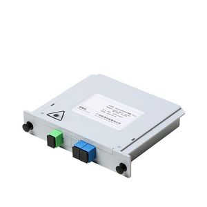 PLC Fiber Optic Splitter Insert Type 1X2 1X4 1X8 1X16 1X32 St Connector Box Module FTTH