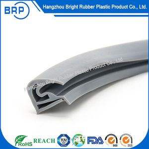 Silicone 60 Durometer Door Seal Window Seal Extruded Rubber Profile