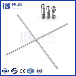 Gr5 Ti-6al-4V Medical Titanium Wire 3.0/4.0mm for Dental Central Screw