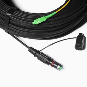 Industrial Grade Rodent Resistant UV Resistant Ftta Outdoor Optical Fiber Cable