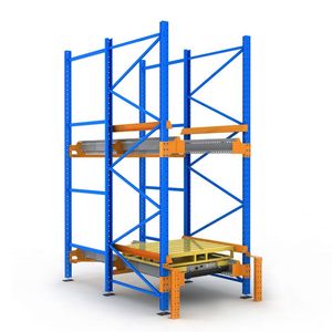Radio Shuttle Steel Storage Pallet Rack for High Density Industrial Warehouse