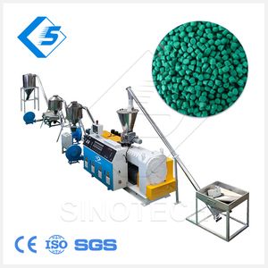 Waste Plastic Recycling Soild and Soft Dry PVC Plastic Granule Making Virgin Plastic Granules Making Extruder Granulator Manufacturer Machine