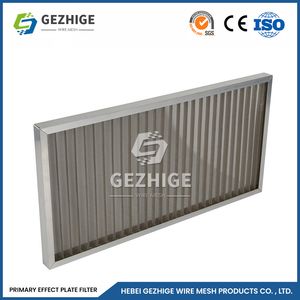 Gezhige Primary Effect Plate Filter Manufacturers Durable Primary Filter China Low Resistance Primary Effect Plate Air Filter