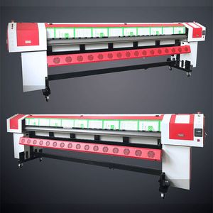 High Speed Large Format Eco Solvent Printer 3.2m Mk8 Self Adhesive Vinyl Sticker Flex Banner Printing Machine Konica 512I 8 Head Inkjet Printer