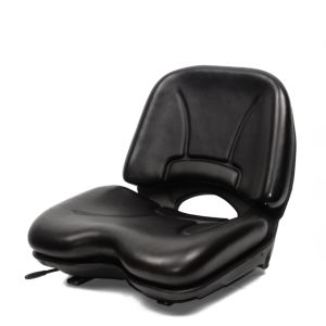 Wear-Resisting Komatsu-Style Forklift Seat with Retractable Belt for Tractors & Backhoes