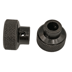 Custom Aluminium Fixing Knob CNC with Lathing Hatching Knurl for Coffee Machine