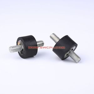 Natural Rubber Molding Rubber Shock Aborber EPDM Rubber Mounting with Screw Studs