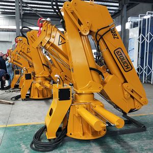 2ton Lifting Cargo Hydraulic Telescopic Boom Marine Crane