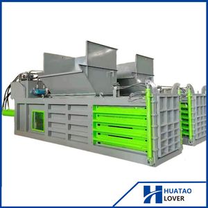 Huatao Waste Plastic Recycling 160 Tons Hydraulic Horizontal Baler