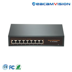 10/100Mbps Poe Port 8 Ports Full Giga Poe Switch Switching Power Supply for IP Security Camera DC12V Output