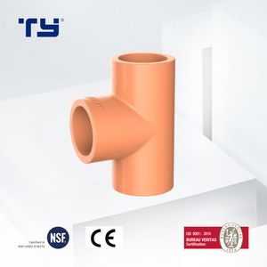 Tee with PVC CPVC Electric Cable Protection Power Cables CPVC Conduit Pipe