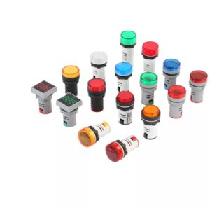 12mm Pilot Lamp 12-220V LED Illuminated Waterproof Indicator Light for Truck Boat