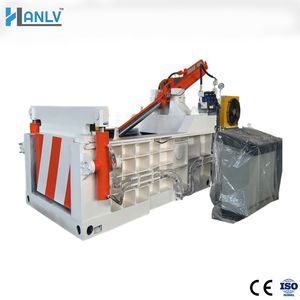 Automatic Hydraulic Scrap Metal Compactor Press Scrap Iron Copper Aluminum Chip Compress Metal Baler Machine