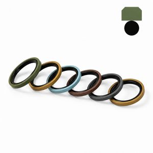 Custom PTFE Bronze Filled Low Friction Hydraulic Cylinder Gsf Piston Seal Ring