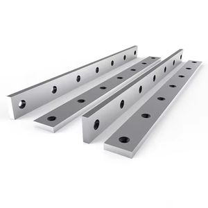 Shearing Machine Knife Guillotine Blade Metal Cutting Knives Cutting Blades Wholesale Industry Straight Perforation Tungsten Blades