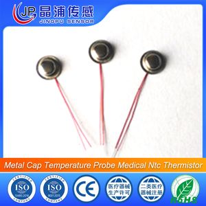 Metal Cap Temperature Probe Medical Ntc Thermistor