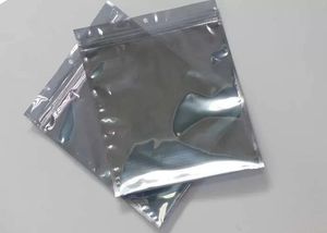 Hard Drive Plastic Zip Lock Packing Bag Gray Waterproof